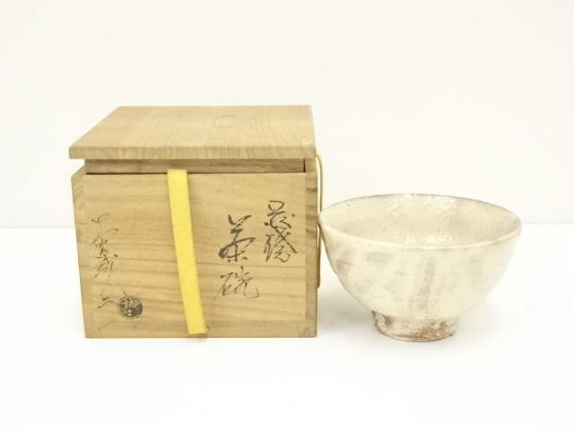 JAPANESE TEA CEREMONY / HAGI WARE TEA BOWL CHAWAN 